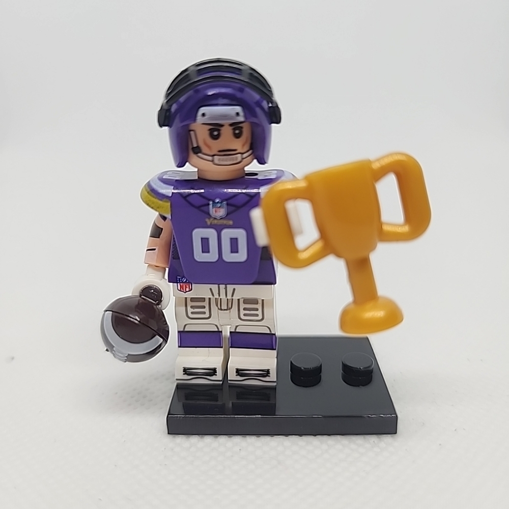 Minnesota Vikings custom lego NFL Football Building Block Mini Figure